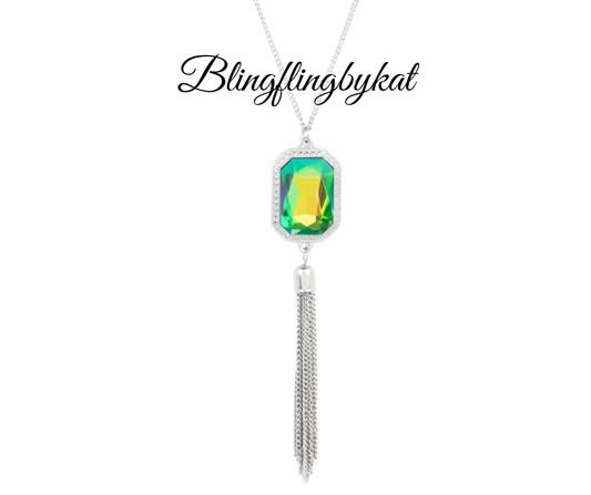 Paparazzi Accessories ❋Blissed Out Opulence - Green Necklace❋ Flat Rate Ship $4.50❋ - Image #3