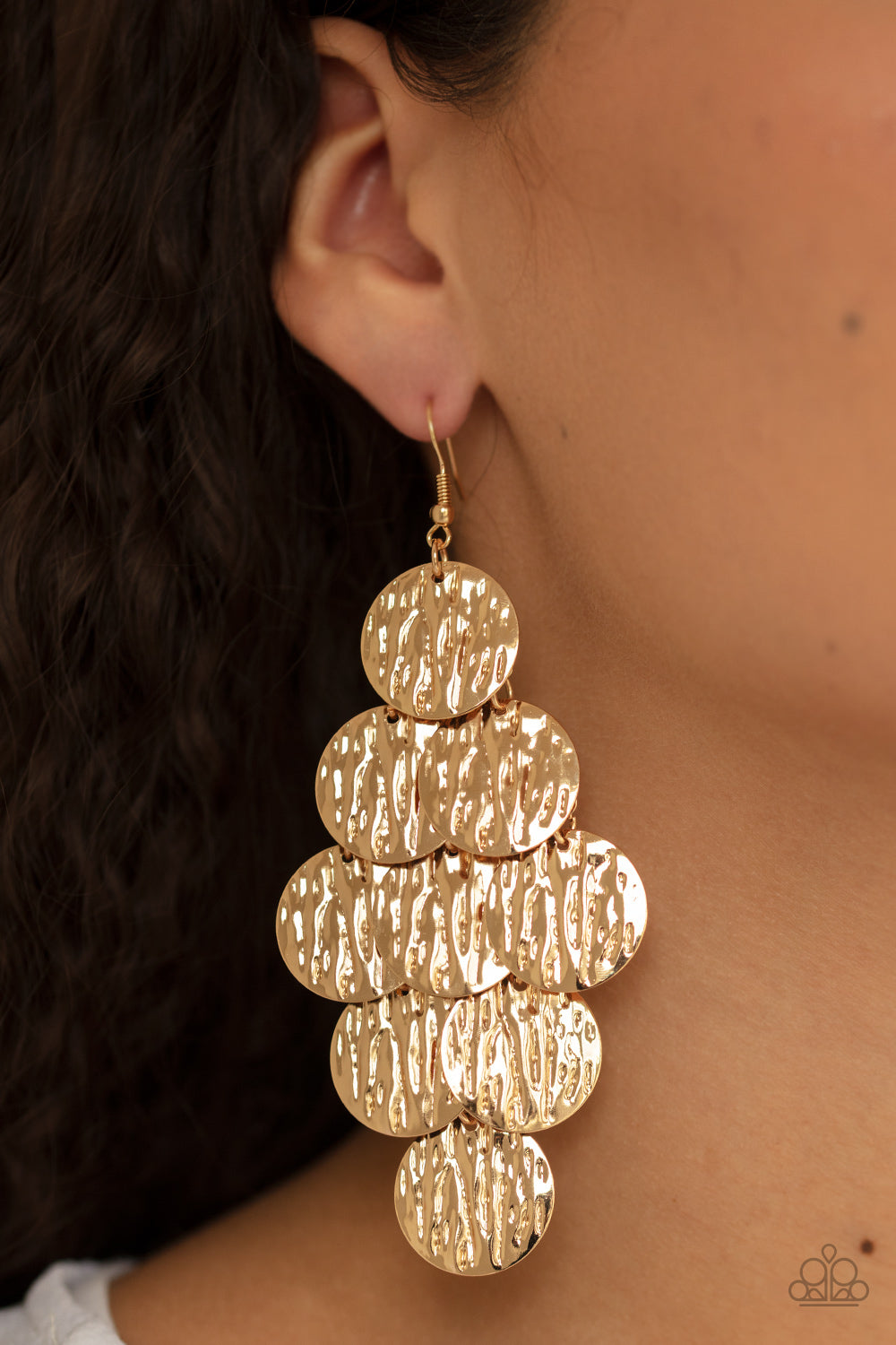Paparazzi Accessories ✽ Uptown Edge - Gold Earrings✽Flat Rate Ship $4.50✽