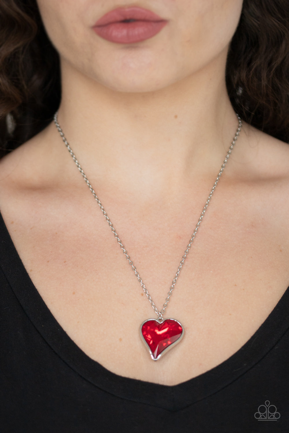 Paparazzi Accessories ✽ Heart Flutter - Red Necklace✽Flat Rate Ship $4.50✽