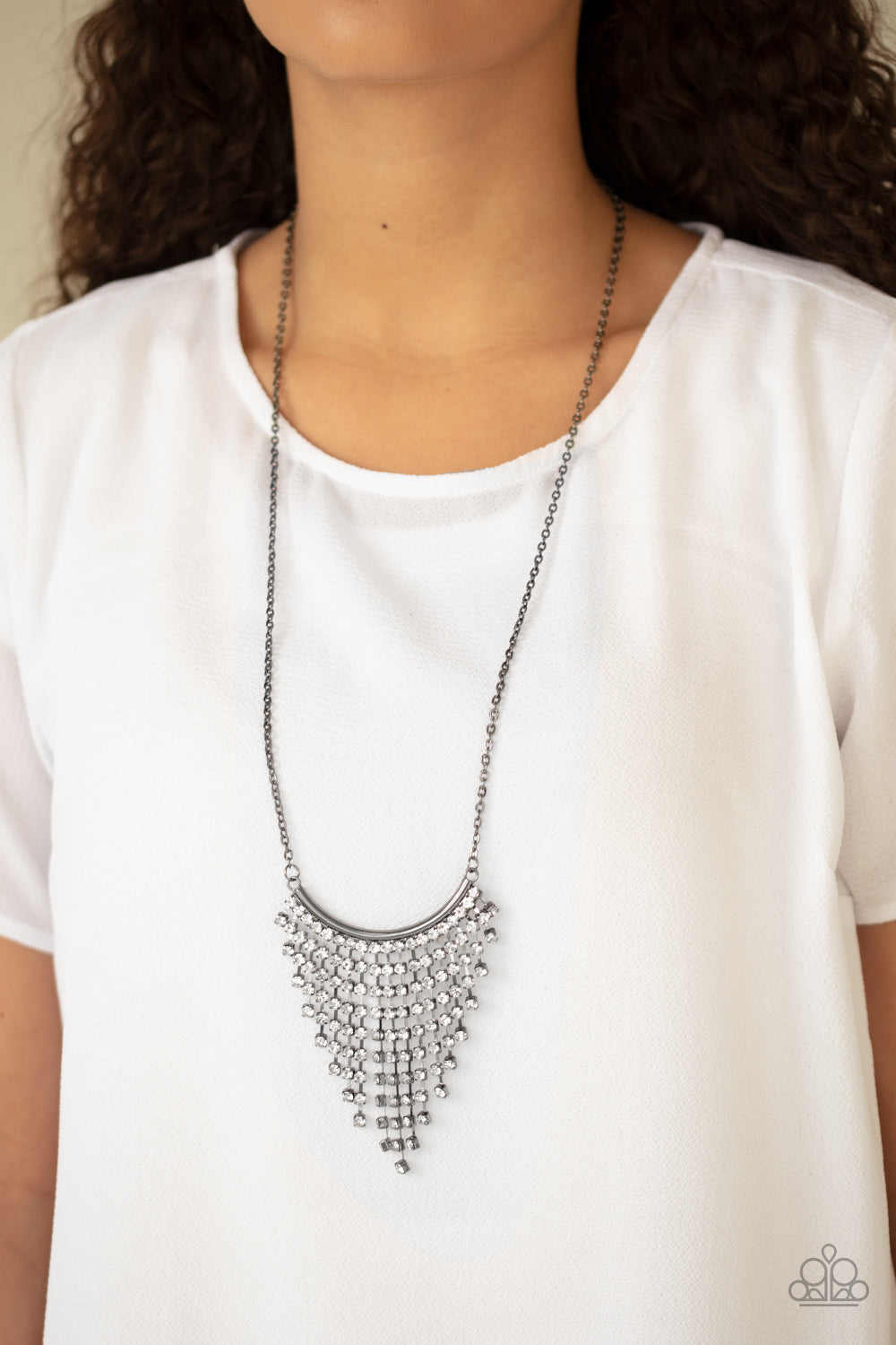 Paparazzi Accessories ✽ Glitter Bomb - Black Necklace✽Flat Rate Ship $4.50✽