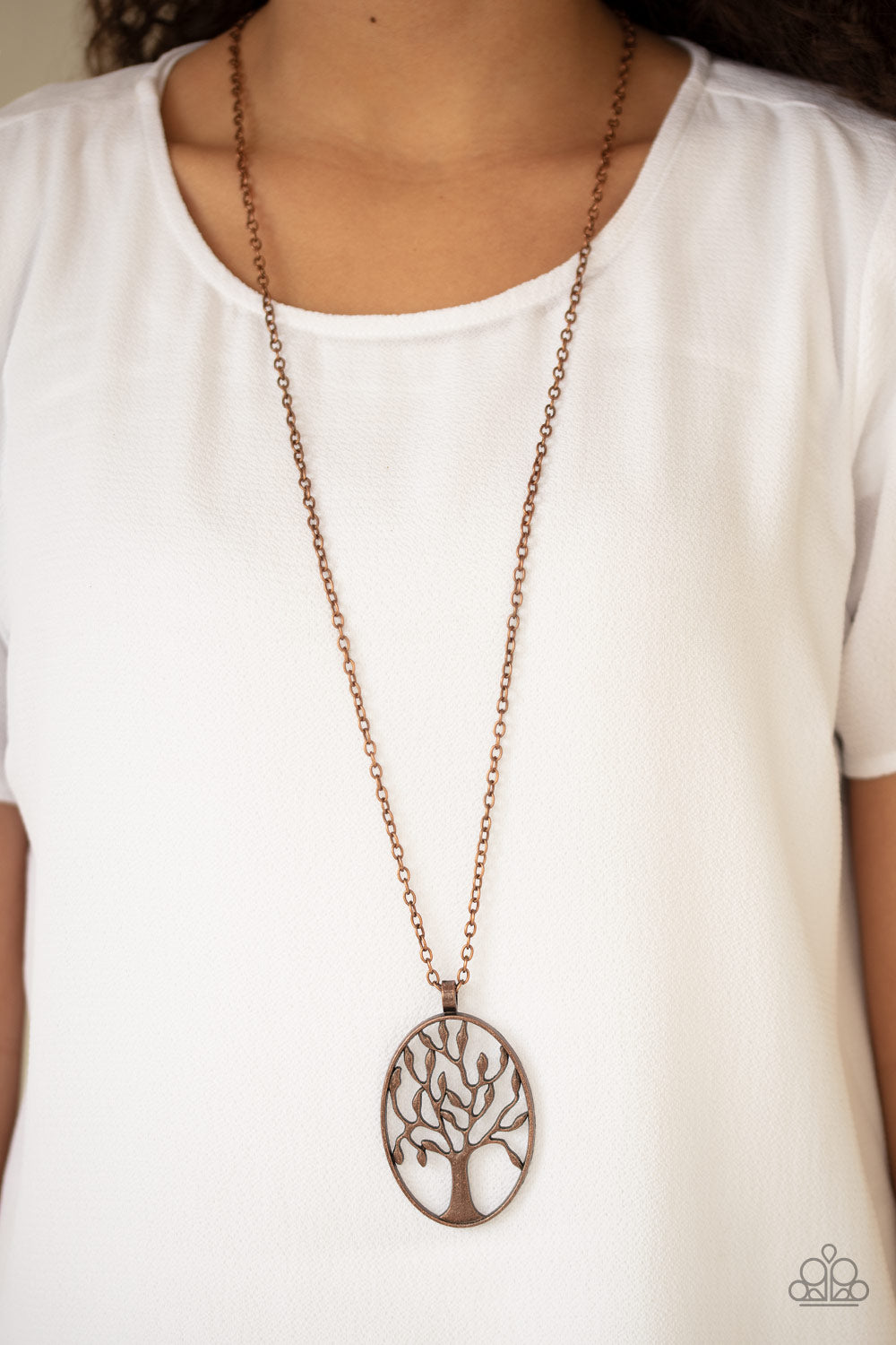 Paparazzi Accessories ✽ Well-Rooted - Copper Necklace✽Flat Rate Ship $4.50✽
