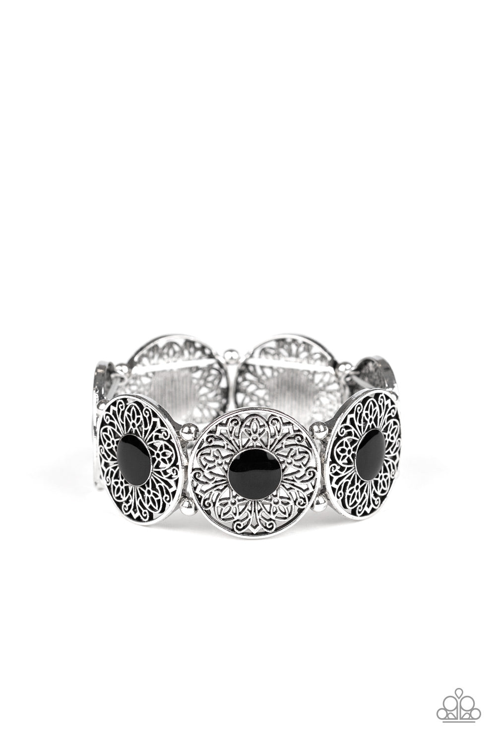 brought✽to✽you✽by✽blingflingbykat✽painted-garden-black-bracelet✽paparazzi-accessories