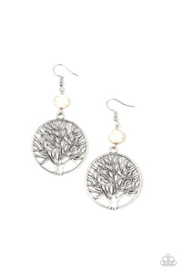 brought✽to✽you✽by✽blingflingbykat✽bountiful-branches-white-earrings✽paparazzi-accessories