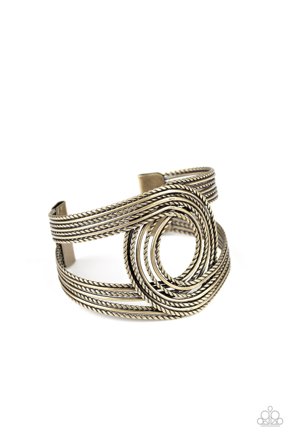 brought✽to✽you✽by✽blingflingbykat✽rustic-coils-brass-bracelet✽paparazzi-accessories