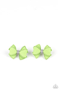 brought✽to✽you✽by✽blingflingbykat✽boots-and-bows-green-hair clip✽paparazzi-accessories