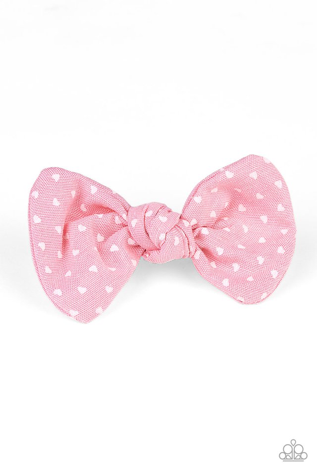 brought-to-you-by-blingflingbykat-bow-a-kiss-pink-hair clip-paparazzi-accessories-