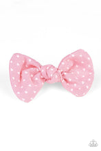 Load image into Gallery viewer, Paparazzi Accessories ❋BOW a Kiss - Pink Hair Clip❋ Flat Rate Ship $4.50❋
