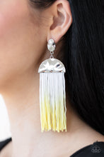 Load image into Gallery viewer, Paparazzi Accessories ✽ Rope Them In - Yellow Post Earrings✽Flat Rate Ship $4.50✽
