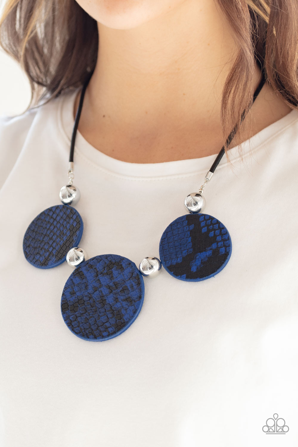 Paparazzi Accessories ✽ Viper Pit - Blue Necklace✽Flat Rate Ship $4.50✽