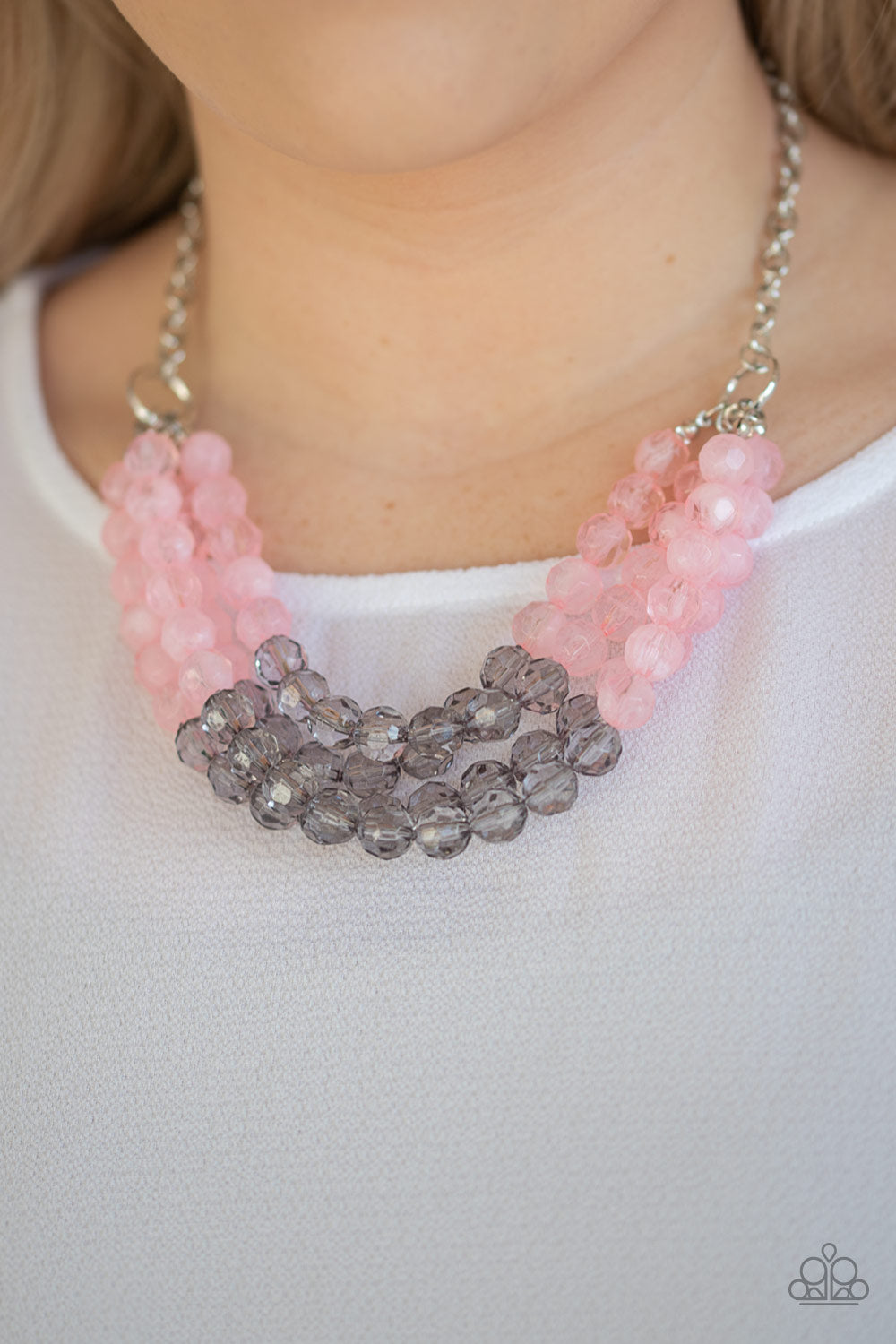 Paparazzi Accessories ✽ Summer Ice - Pink Necklace✽Flat Rate Ship $4.50✽