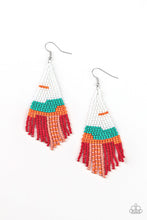 Load image into Gallery viewer, brought✽to✽you✽by✽blingflingbykat✽summer-heat-white-earrings✽paparazzi-accessories
