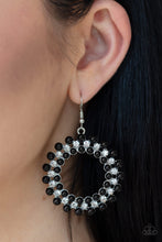 Load image into Gallery viewer, Paparazzi Accessories ✽ Pearly Poise - Black Earrings✽Flat Rate Ship $4.50✽
