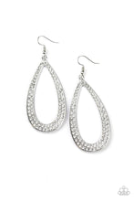 Load image into Gallery viewer, brought-to-you-by-blingflingbykat-diamond-distraction-white-earrings-paparazzi-accessories-
