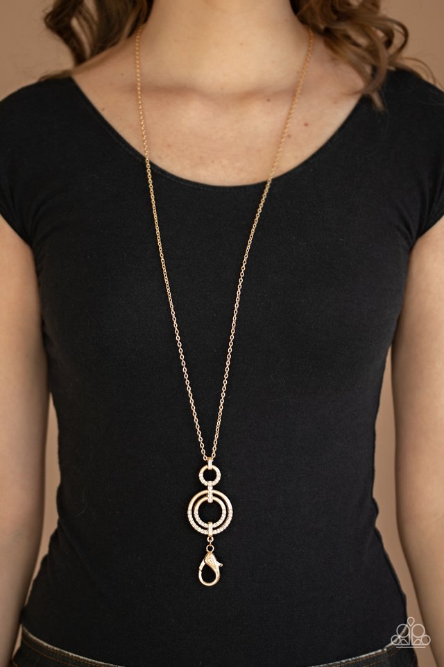 Paparazzi Accessories ❋Bubbly Bauble - Gold Lanyard❋ Flat Rate Ship $4.50❋