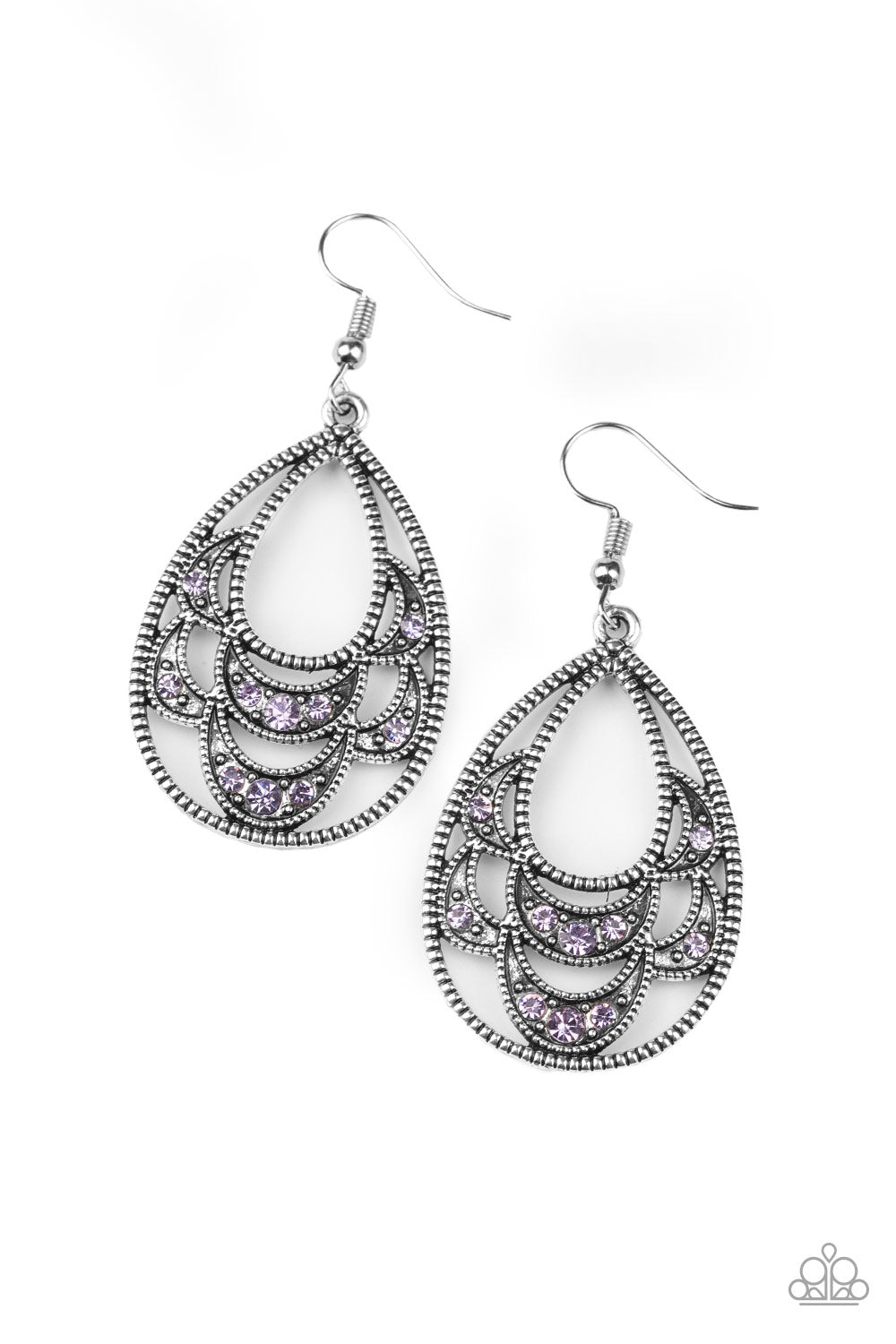 brought✽to✽you✽by✽blingflingbykat✽malibu-macrame-purple-earrings✽paparazzi-accessories