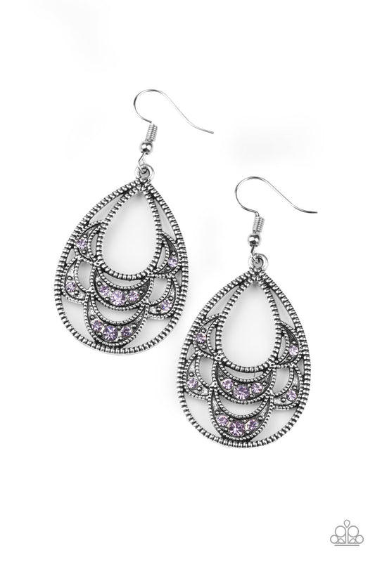 brought✽to✽you✽by✽blingflingbykat✽malibu-macrame-purple-earrings✽paparazzi-accessories