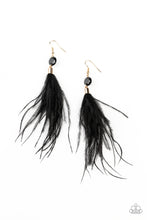 Load image into Gallery viewer, brought✽to✽you✽by✽blingflingbykatfeathered-flamboyance-gold-earrings✽paparazzi-accessories
