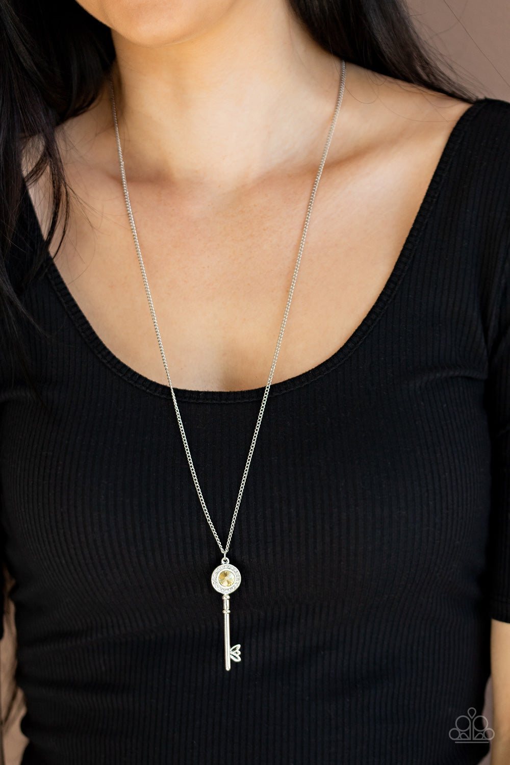 Paparazzi Accessories ✽ Secret Shimmer - Yellow Necklace✽Flat Rate Ship $4.50✽