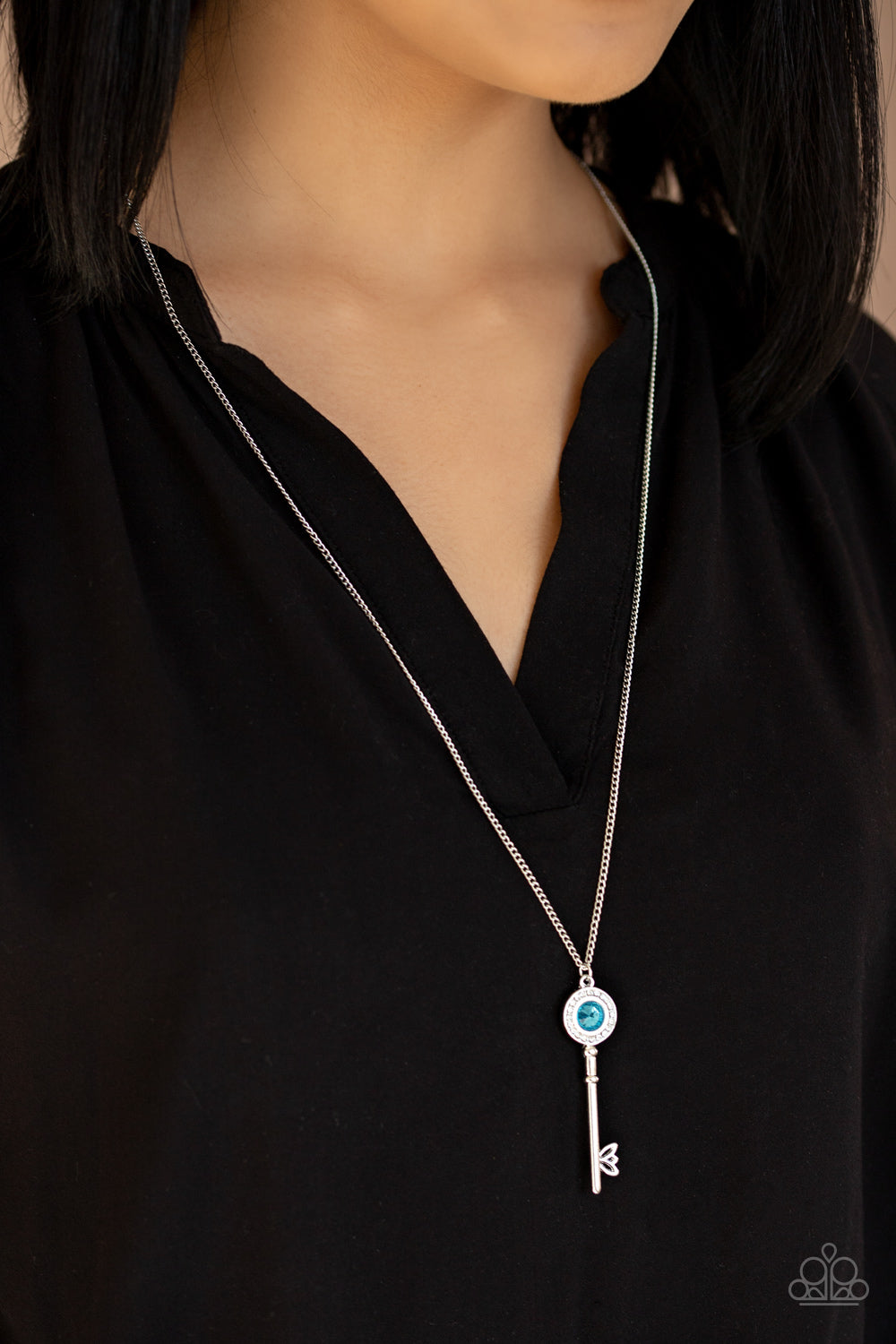 Paparazzi Accessories ✽ Secret Shimmer - Blue Necklace✽Flat Rate Ship $4.50✽