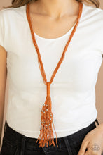 Load image into Gallery viewer, Paparazzi Accessories ✽ Hand-Knotted Knockout - Orange Necklace✽Flat Rate Ship $4.50✽
