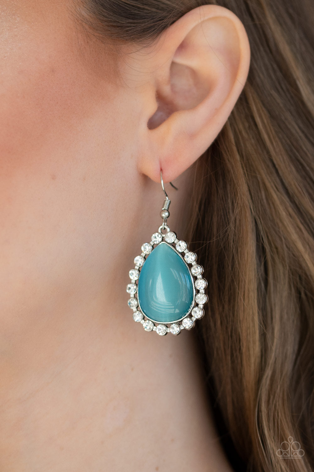 Paparazzi Accessories ✽ Teardrop Trendsetter - Blue Earrings✽Flat Rate Ship $4.50✽