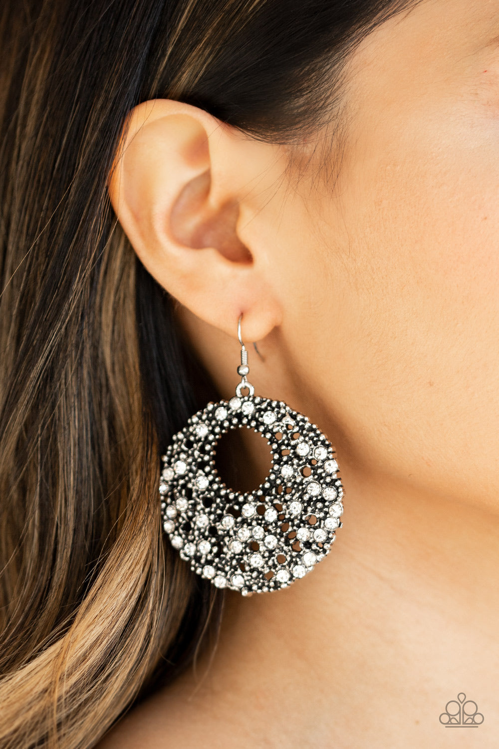 Paparazzi Accessories ✽ Starry Showcase - White Earrings✽Flat Rate Ship $4.50✽