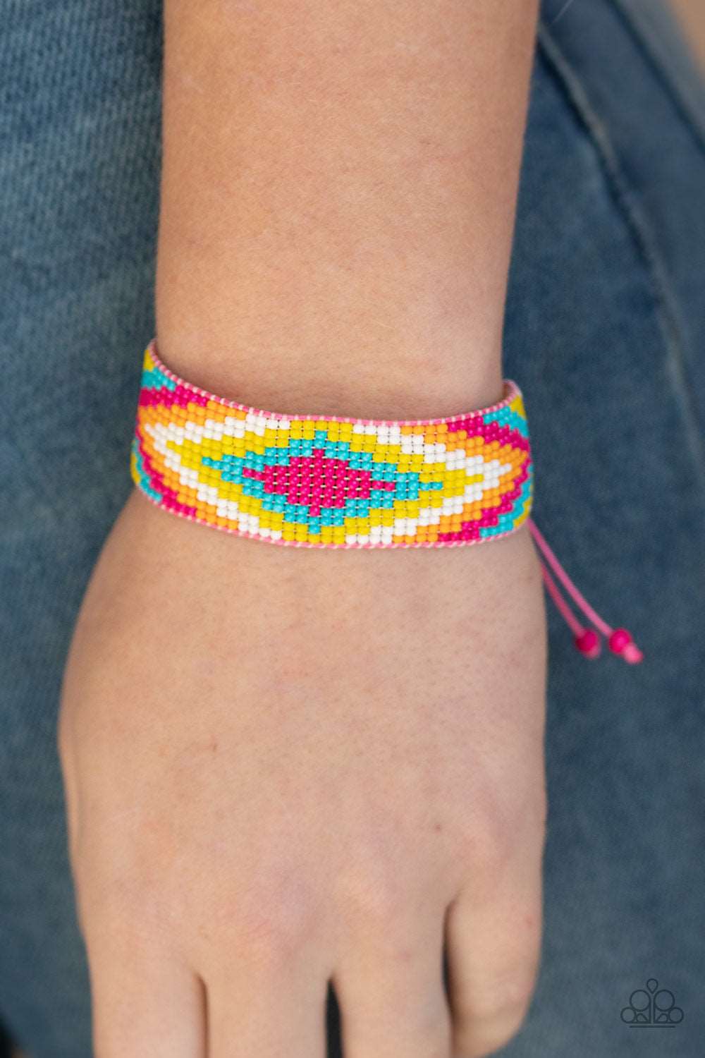 Paparazzi Accessories ✽ Beautifully Badlands - Pink Bracelet✽Flat Rate Ship $4.50✽