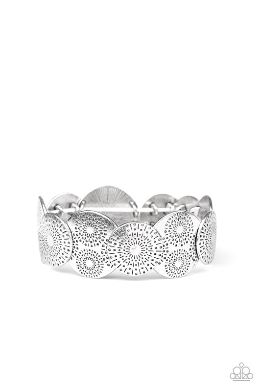 brought✽to✽you✽by✽blingflingbykat✽pleasantly-posy-silver-bracelet✽paparazzi-accessories