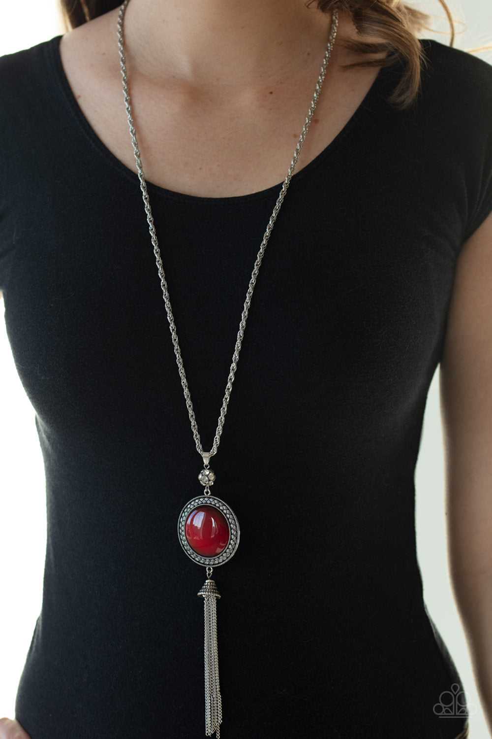 Paparazzi Accessories ✽ Serene Serendipity - Red Necklace✽Flat Rate Ship $4.50✽