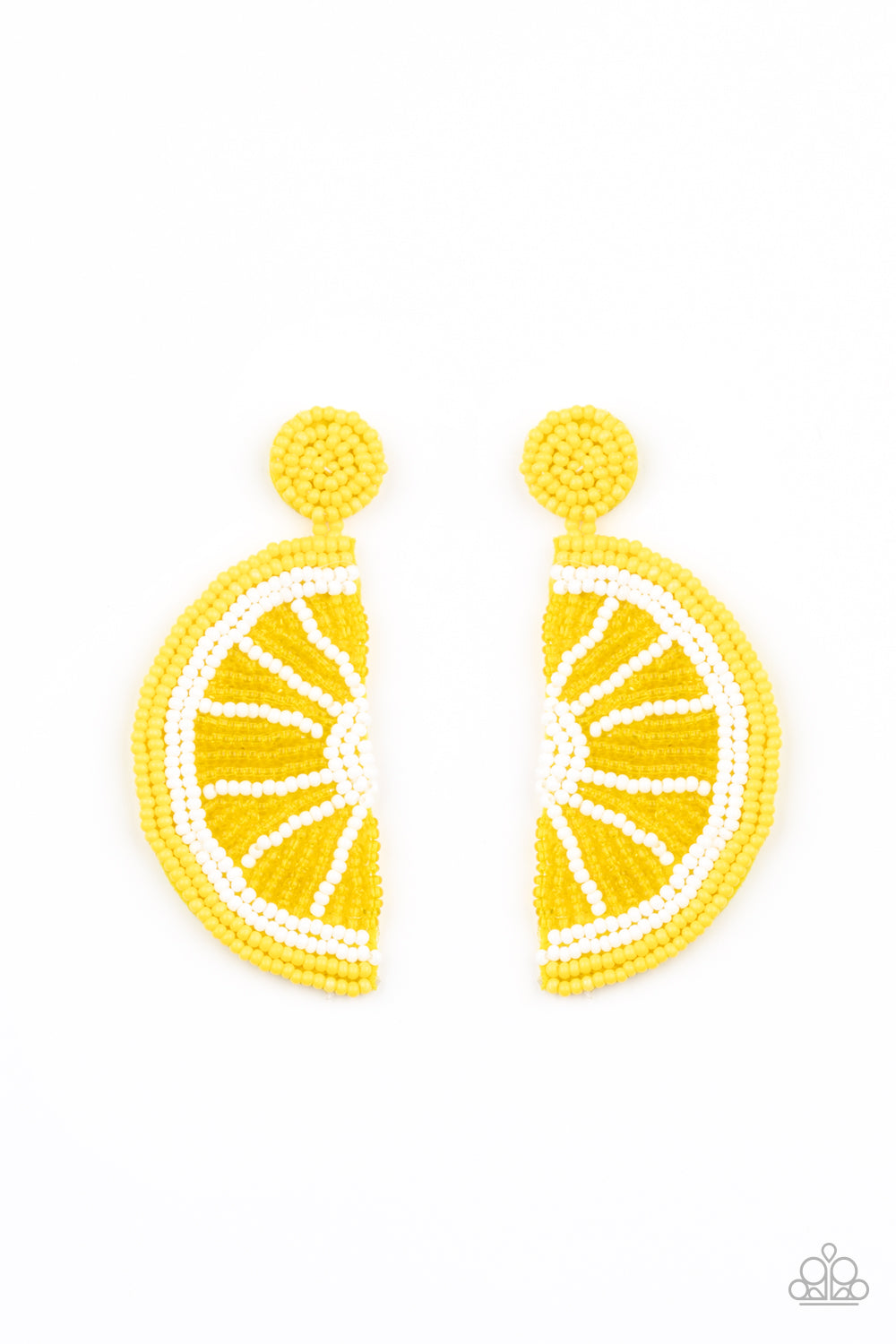 brought✽to✽you✽by✽blingflingbykat✽when-life-gives-you-lemons-yellow-post earrings✽paparazzi-accessories