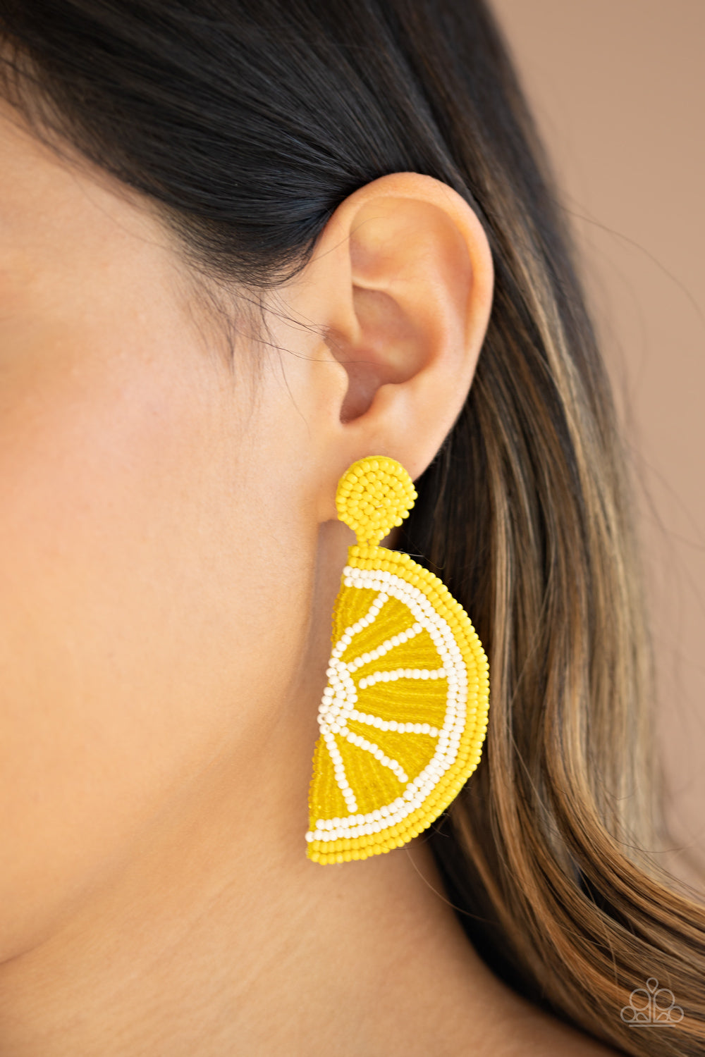Paparazzi Accessories ✽ When Life Gives You Lemons - Yellow Post Earrings✽Flat Rate Ship $4.50✽