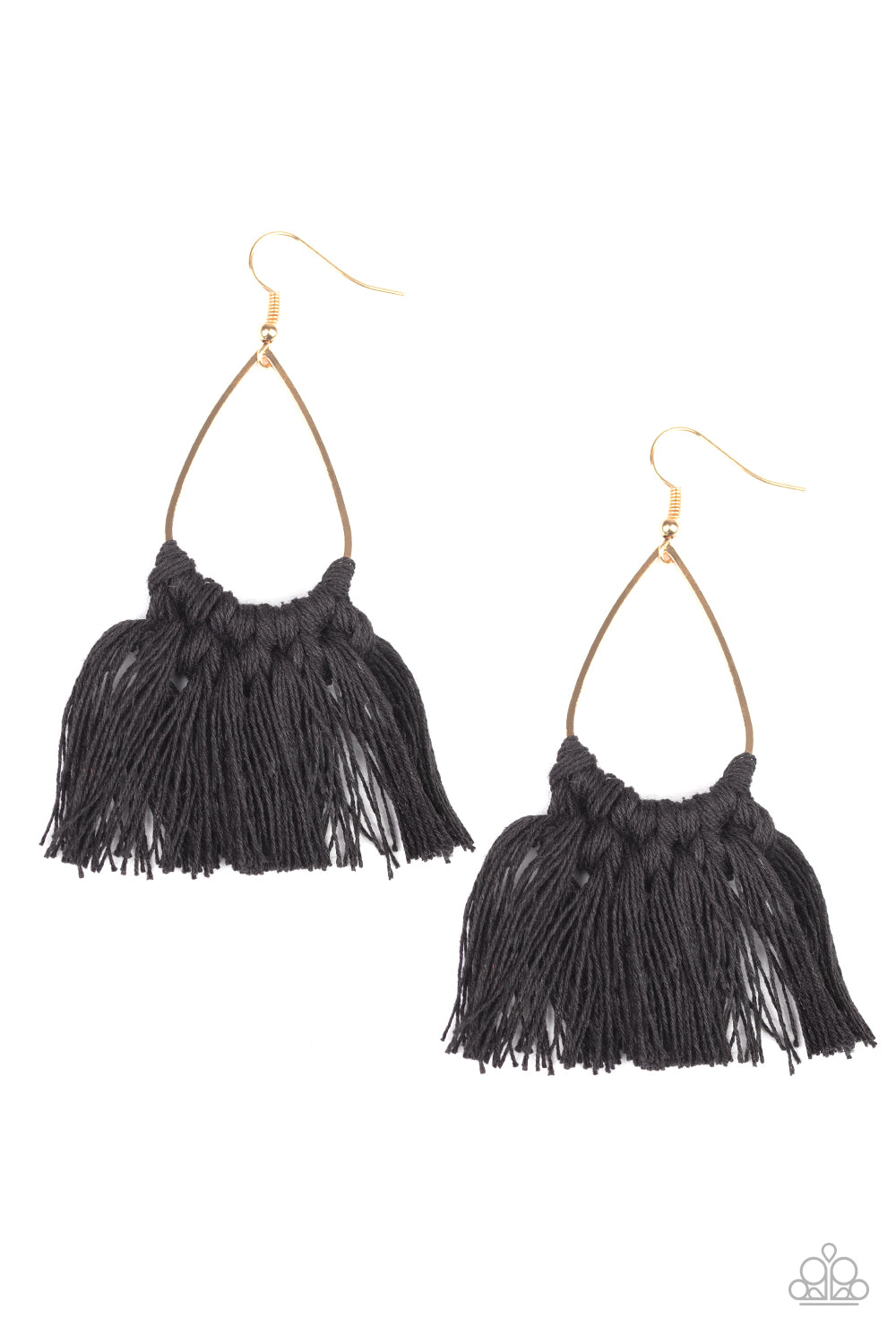 brought✽to✽you✽by✽blingflingbykat✽tassel-treat-black-earrings✽paparazzi-accessories