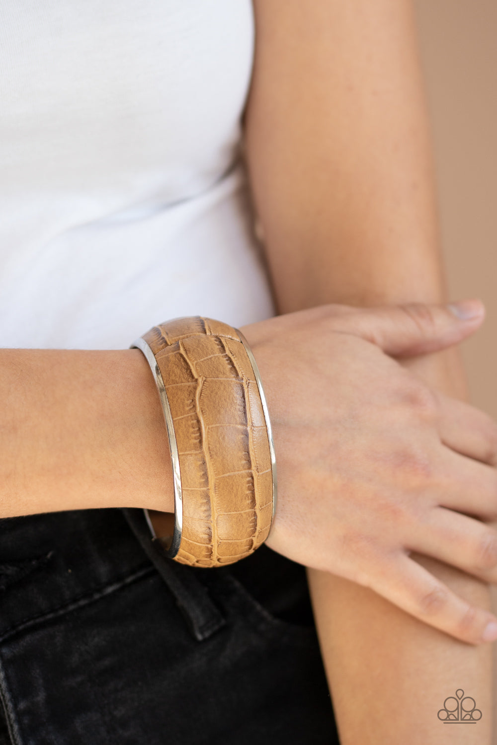 Paparazzi Accessories ✽ Urban Jungle - Brown Bracelet✽Flat Rate Ship $4.50✽