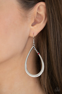 Paparazzi Accessories ✽ Very Enlightening - Red Earrings✽Flat Rate Ship $4.50✽