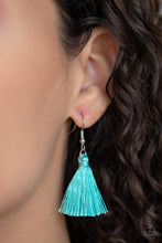 Load image into Gallery viewer, Paparazzi Accessories ✽ Triple The Tassel - Blue Necklace✽Flat Rate Ship $4.50✽ - Image #3
