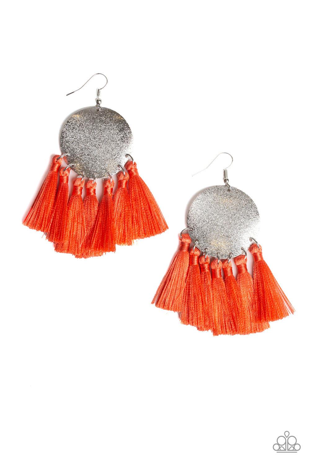 brought✽to✽you✽by✽blingflingbykat✽tassel-tribute-orange-earrings✽paparazzi-accessories