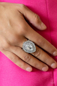 Paparazzi Accessories ❋Icy Indulgence - White Ring❋ Flat Rate Ship $4.50❋ - Image #2