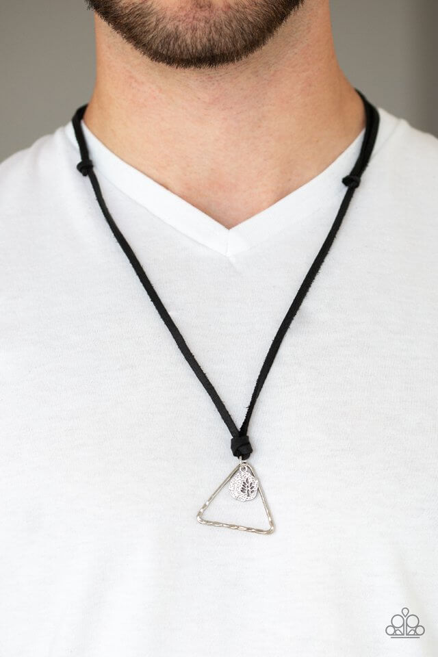 Paparazzi Accessories ❋Terra Traverse - Black Mens Necklace❋ Flat Rate Ship $4.50❋ - Image #2