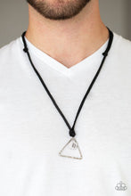 Load image into Gallery viewer, Paparazzi Accessories ❋Terra Traverse - Black Mens Necklace❋ Flat Rate Ship $4.50❋ - Image #2
