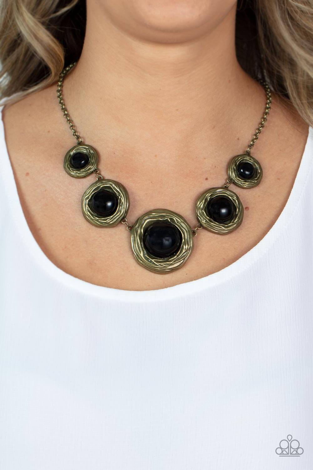 Paparazzi Accessories ❋The Next NEST Thing - Brass Necklace❋ Flat Rate Ship $4.50❋ - Image #2