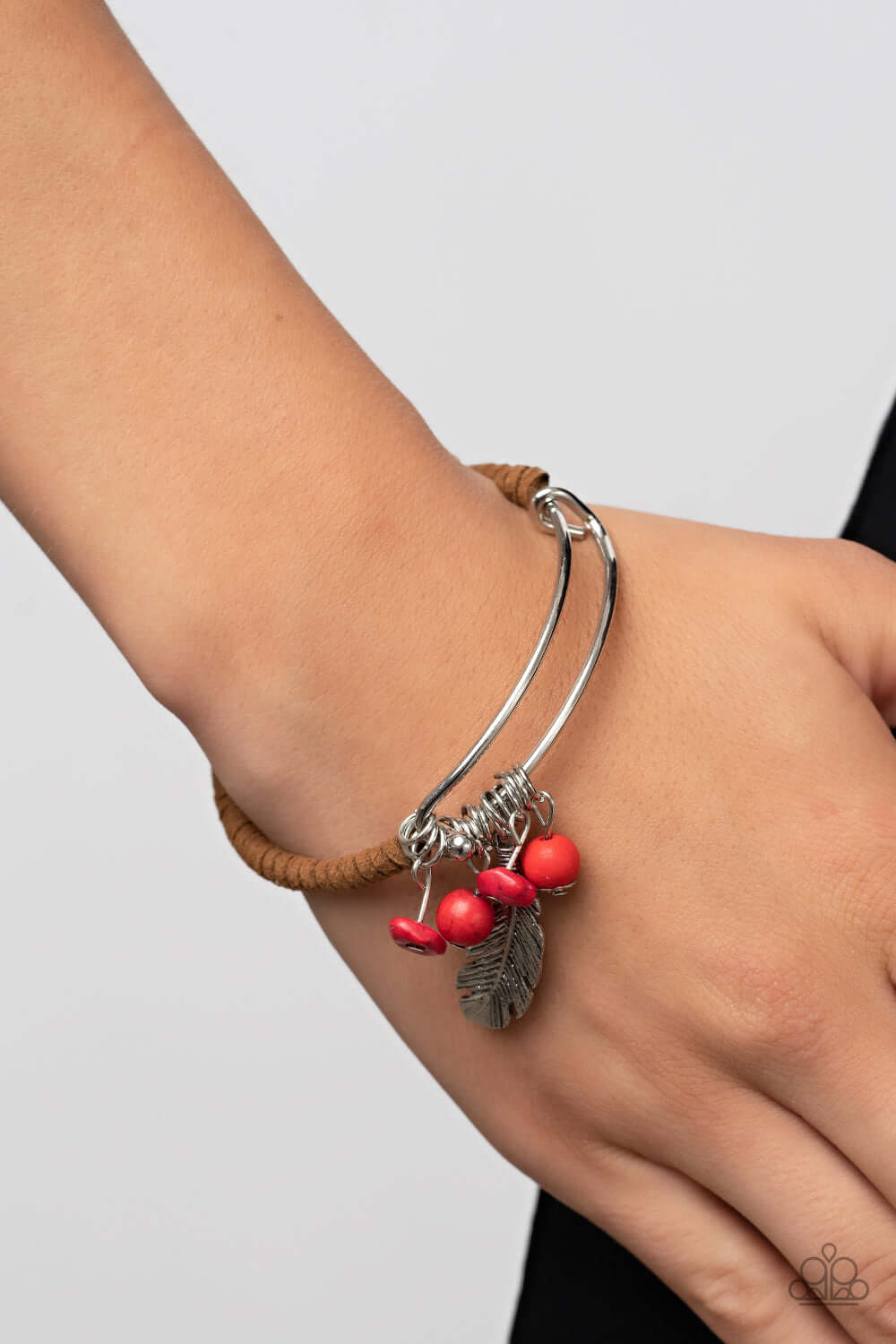 Paparazzi Accessories ❋Running a-FOWL - Red Bracelet❋ Flat Rate Ship $4.50❋ - Image #2