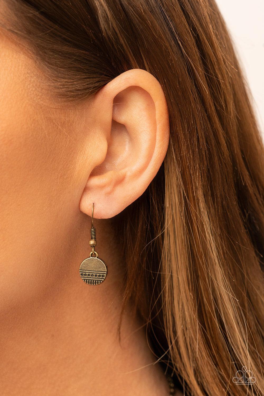 Paparazzi Accessories ❋Under the EMPRESS-ion - Brass Necklace❋ Flat Rate Ship $4.50❋ - Image #3