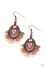 Load image into Gallery viewer, brought✽to✽you✽by✽blingflingbykatchime-chic-copper-earrings✽paparazzi-accessories
