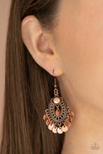 Load image into Gallery viewer, Paparazzi Accessories ✽ Chime Chic - Copper Earrings✽Flat Rate Ship $4.50✽
