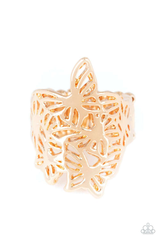 brought✽to✽you✽by✽blingflingbykat✽banded-butterflies-gold-ring✽paparazzi-accessories