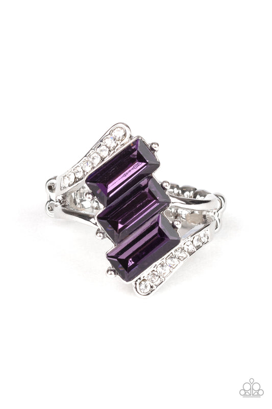 brought✽to✽you✽by✽blingflingbykat✽triple-razzle-purple-ring✽paparazzi-accessories