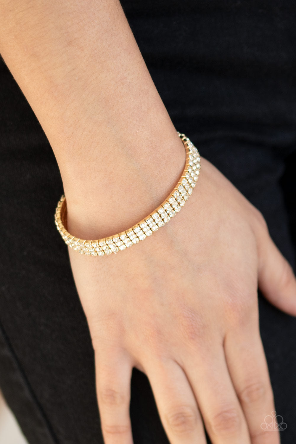 Paparazzi Accessories ✽ Stacked Deck - Gold Bracelet✽Flat Rate Ship $4.50✽