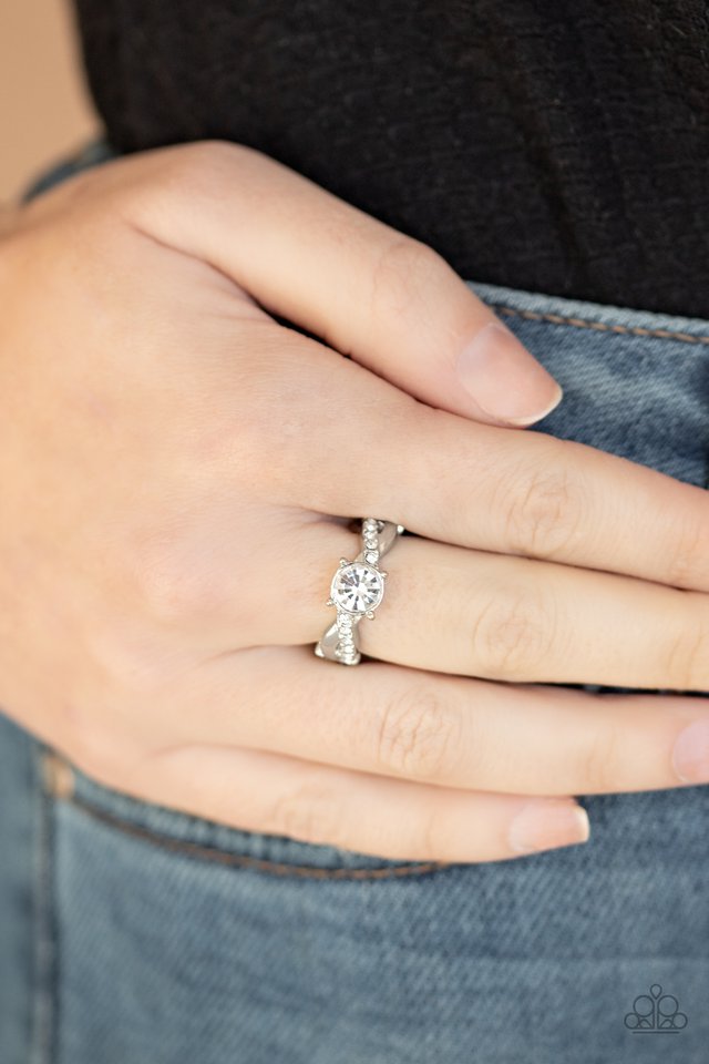 Paparazzi Accessories ❋Prim and Proper - White Ring❋ Flat Rate Ship $4.50❋