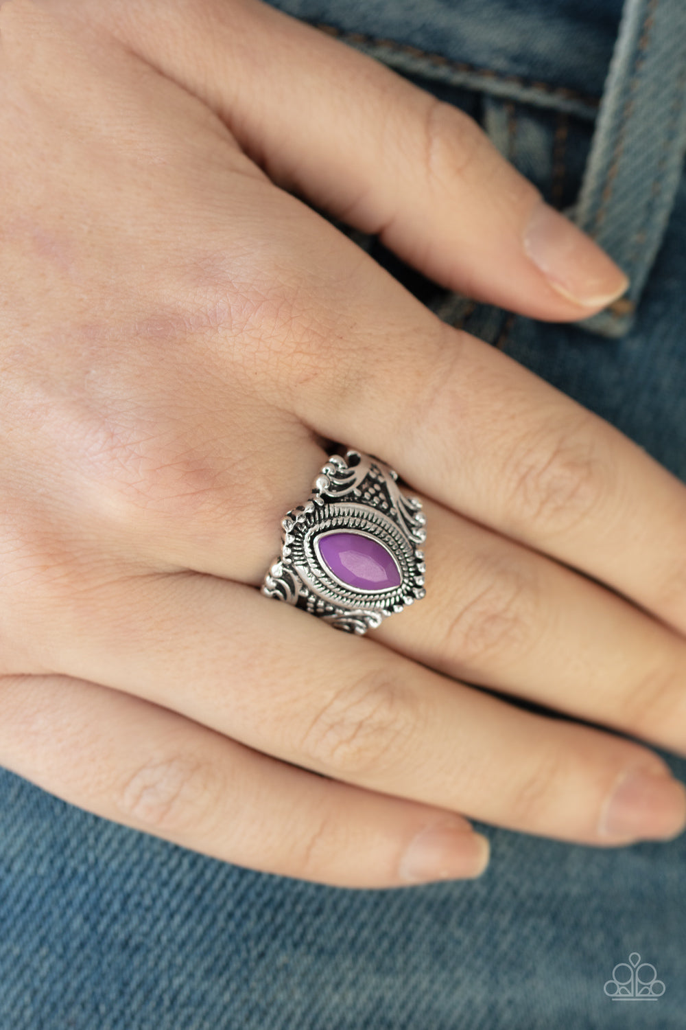 Paparazzi Accessories ✽ Tangy Texture - Purple Ring✽Flat Rate Ship $4.50✽