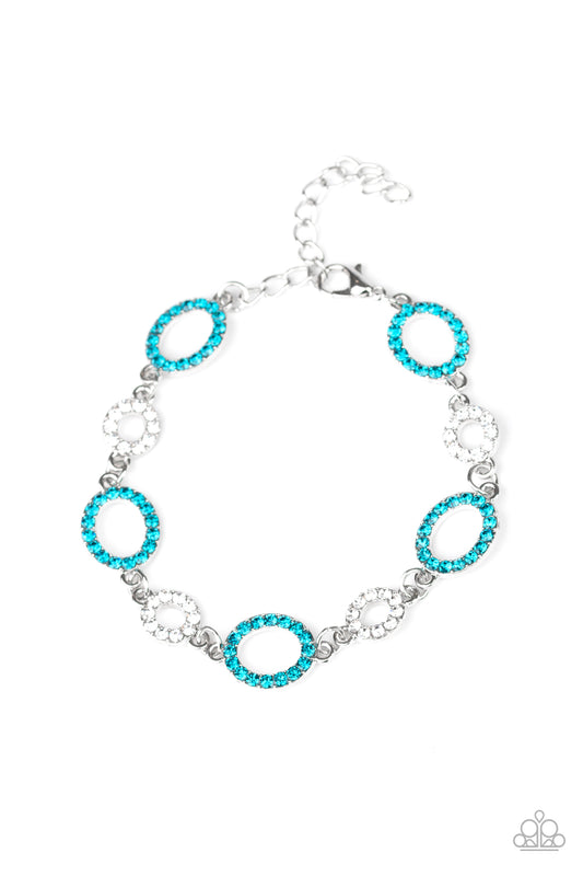 brought✽to✽you✽by✽blingflingbykat✽bubbly-bedazzle-blue-bracelet✽paparazzi-accessories